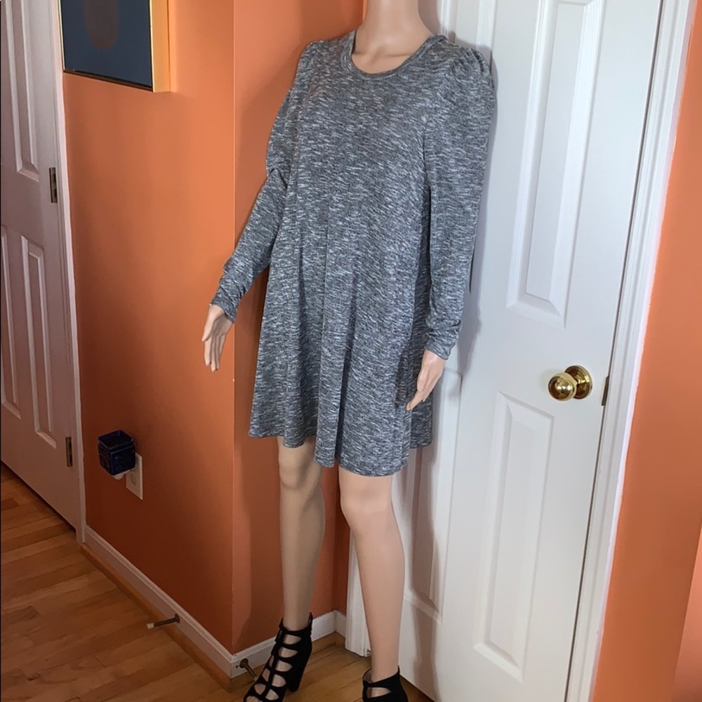 Love, Fire sweater dress heather gray size large